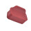 Universal Car Port Protector Water Resistant Silicone Dustproof Cap Design Red 1
