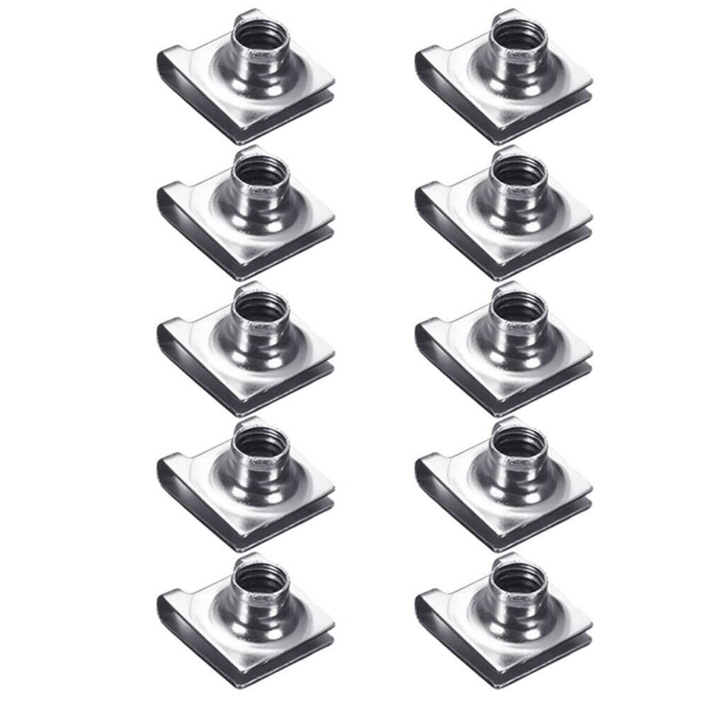 6Mm Nuts Bumper License Plate Mounting U Type Clips Automotive Accessory 7754004718234