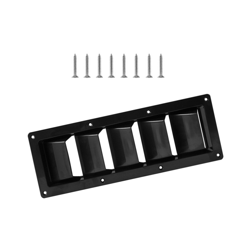 Yacht Vent Panel Built In Water Barrier Strong Construction Ventilation Spare Black 7754004756847