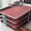 (Blue) Baking Sheet Stacker Set Baking Tray Stacker Tray Divider Freeze Drying Tray Bracket Rack Sheet Stacker Space Saving  Blue 3