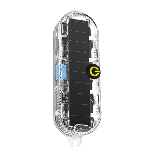 Multicolor Solar Warning Light Vibration Activated Automotive Safety Lamp Device 1Pc