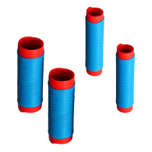 Long Permanent Elastomer Handlebars Holds Comfortable Motorbike Hand Protectors Blue