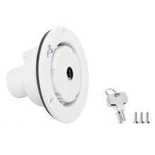 RVs Water Inlet Not Toxic with Check Valves For Safe Drinking Water System White
