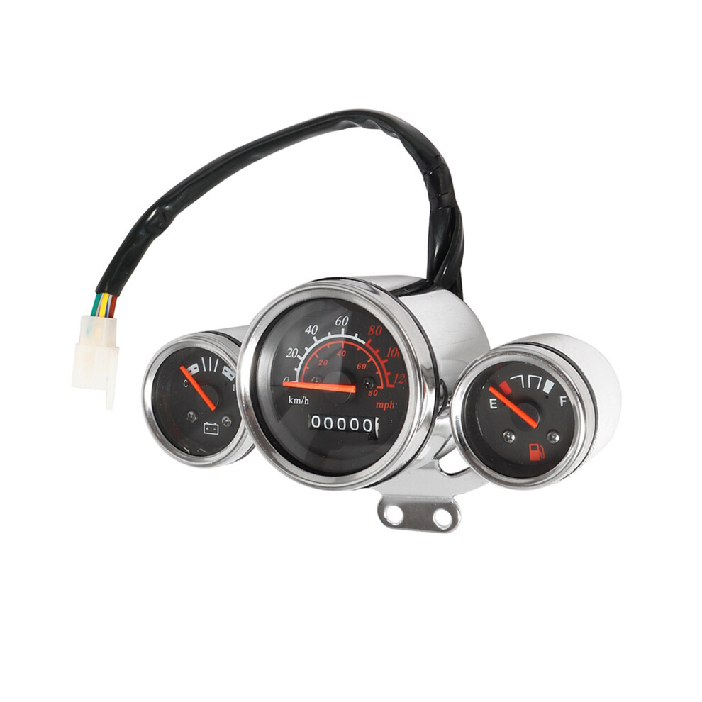 Upgrades Motorbike Meter Gauge Robusts Construction Clear Display For Vehicles Plating 7754004704114