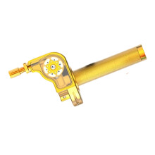 Universal Throttle Grip Throttle Accelerator for Motorcycle Riding Experience Gold