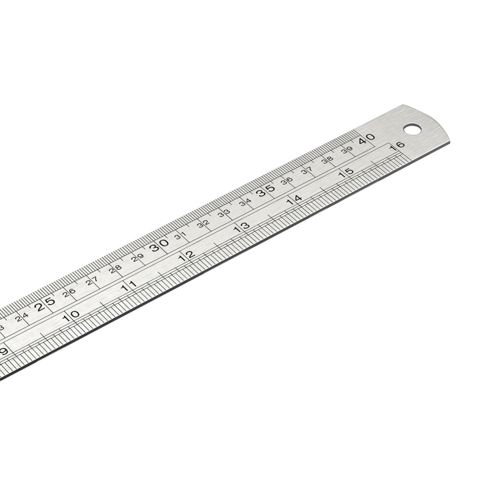 Engineering Scale Ruler With Etched Graduations Suitable For Wooodworking 400Mm 7754004704008