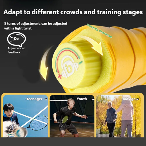 Badminton Racket Swing Trainer Training Equipment for Effective Practice Blue