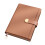 PU Leather Notebook  300 Pages Lined Business Journal For Note Taking Journaling Brown 1