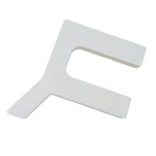 Easy to Install Plastic Door Stop for RVs Fridge Keeps Door Closed White