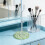 Tooless Assembly Doll Stand With Support System ABS Lightweight Design Transparent green 3