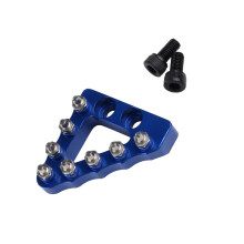 Strong Brake Pedal Plate For Road Bikes No Welding Required for Bike Blue