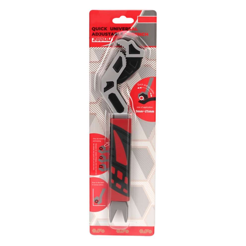 Adjustable Selflocking Wrench Three Side Teeth Pipe Clamp Wrenches 8 Inches Style A 7754004758810