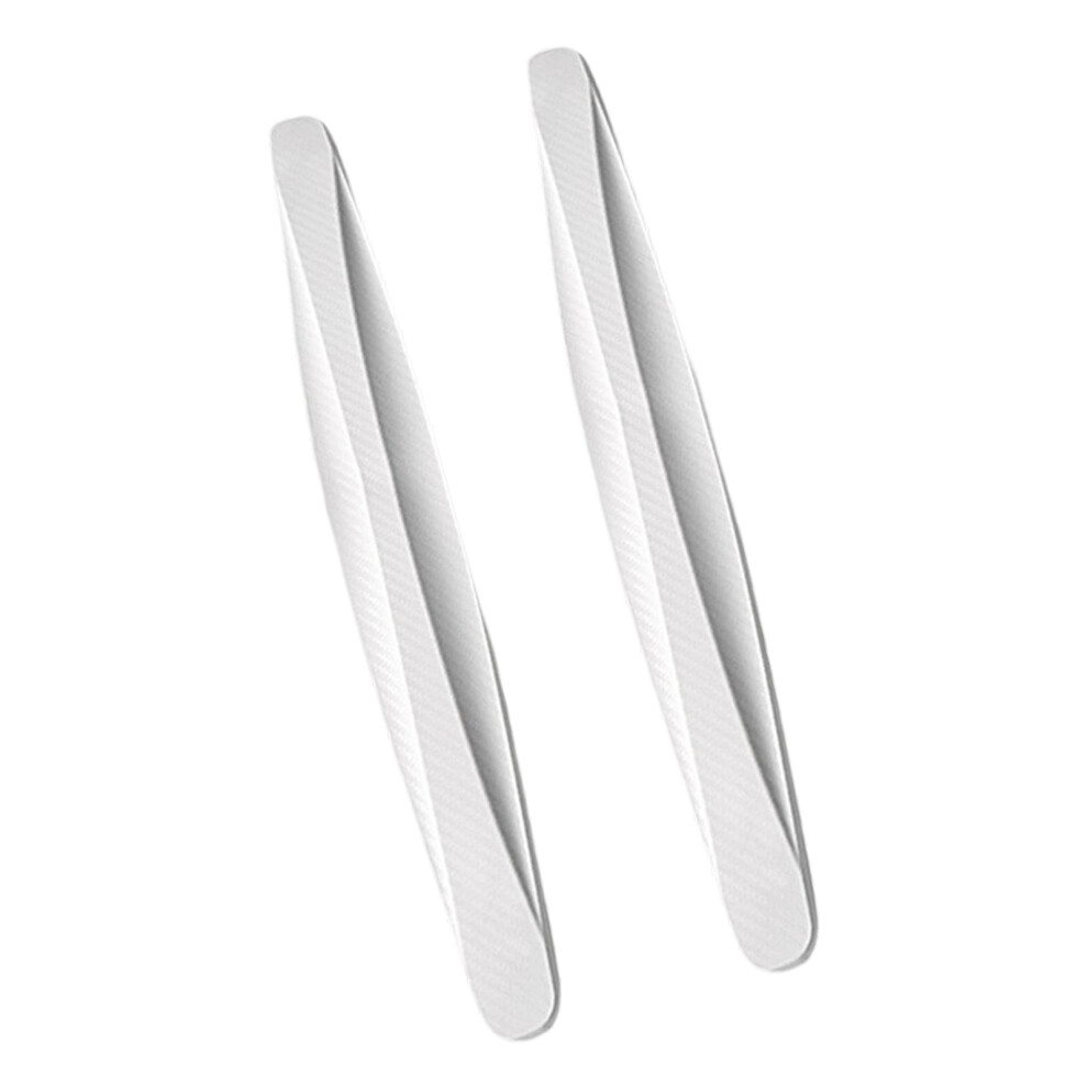 Rubber Strips Car Front Rear Bumper Guard Protective Sticker Panel Protector White 7754004746190