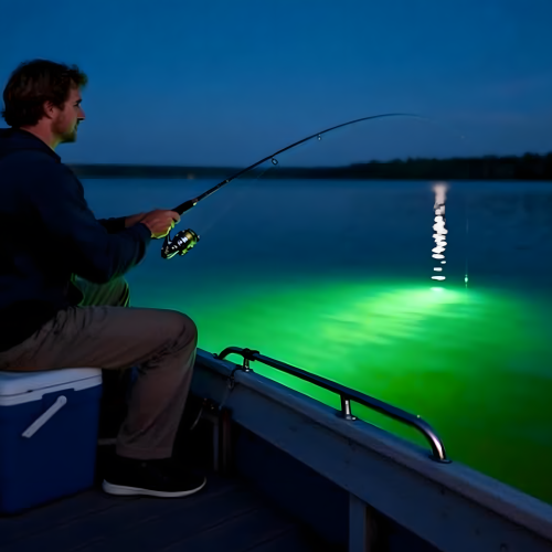 Permanent Plastic Impermeable LED Fishing Light for Profound Water Conditions B 2