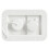 Easy Install Double Water Port No Tools Required Universal Plastic for Travel White 1