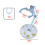 2Pieces Ergonomic Doll Stand Holders For Different Sized Figures Organization 05 6
