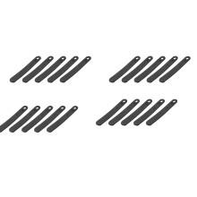 Rubber Self Locking Motorcycle Cable Ties Heat Resistant Waterproof For Brake 20 pieces