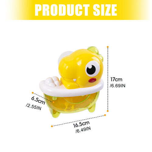 Automatic Bubble Bath Dinosaur Toy For Kids Fun Bath Time Experience 2