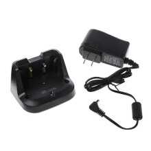 Battery Fast Rapid Dock Charger for YAESU Walkie Talkie FT-70D FT-70DR FT-70DS Two Way Radio Fast Charging Base US/EU  Black