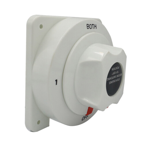 Boat Battery Switches 300A 3 Position Plastic Enclosure Brass Electrical Compone