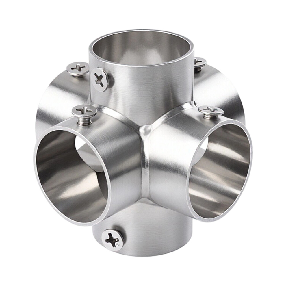 Round Tube Connector Connection Fastener Fixed Joint 3 Way Elbow Pipe Right Angles 6 Way 7755000566409