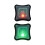 Helmets Flash Light With Tape Attachments For Cycling Night Black bottom red light 9