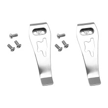 Heavy Gauges Foldable Blade Clip For Professional Crafting And Gear White