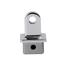 28mm/32mm Square Tubing Top Eye End Cap Equipment Part Stainless Sliding Cap 28MM