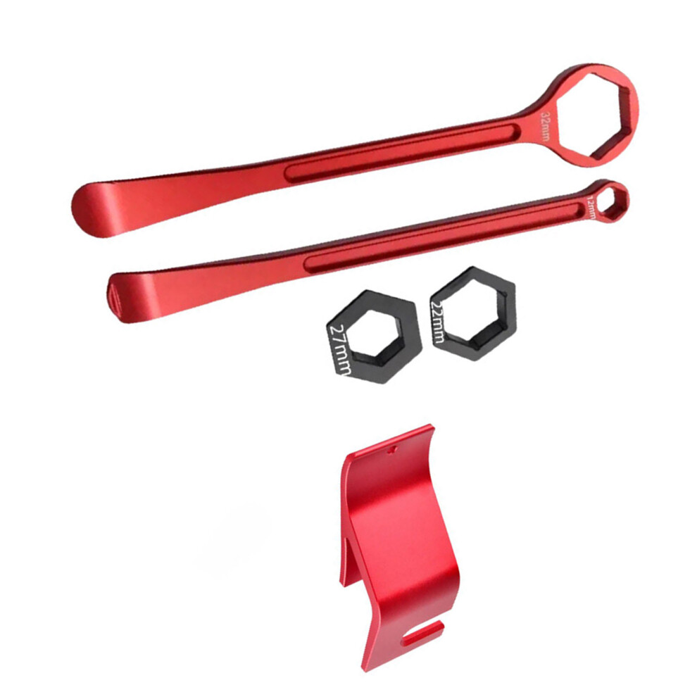 Motocross Tire Lever Wrench Spanner Tool Universal Tire Repair Equipment Tool Red 7754004734388