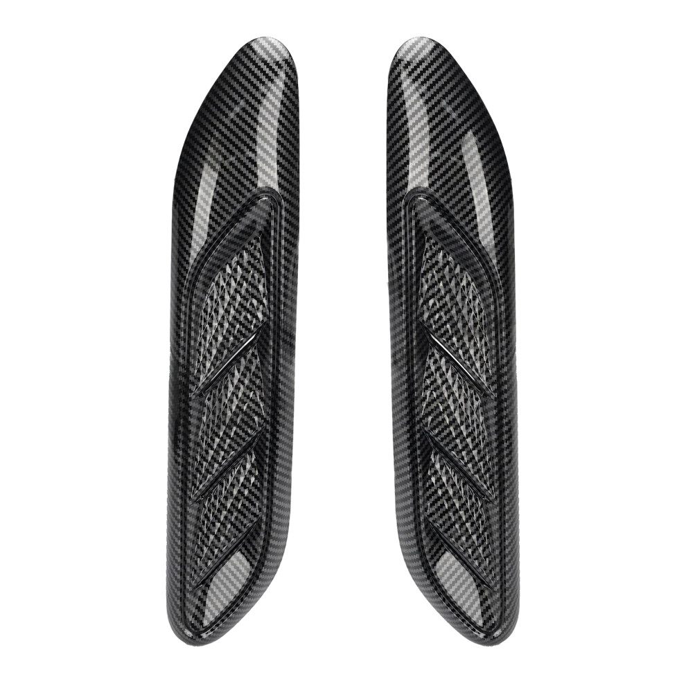 Universal Vehicle Side Panel Air Vent Decals Weather Resistant For Vehicle Carbon Pattern 7754004684218