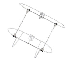 Double Arm Foldable Stainless Steel Support Bracket for Marine Boat Applications 9 inches