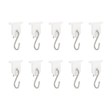 Quick Release Campers Awning Hook ABS Metal Construction Corrosion Resistant White 10