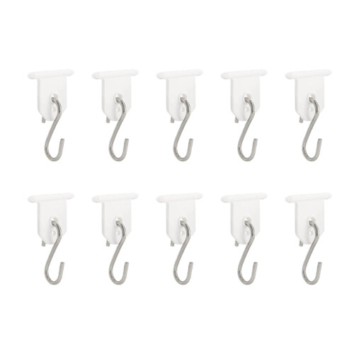 Quick Release Campers Awning Hook ABS Metal Construction Corrosion Resistant White 10