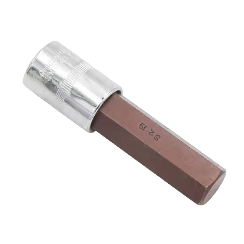 Industrial Knurle Socket Bit High Friction Grip Corrosion Resistant For Industry H19 7754004769151