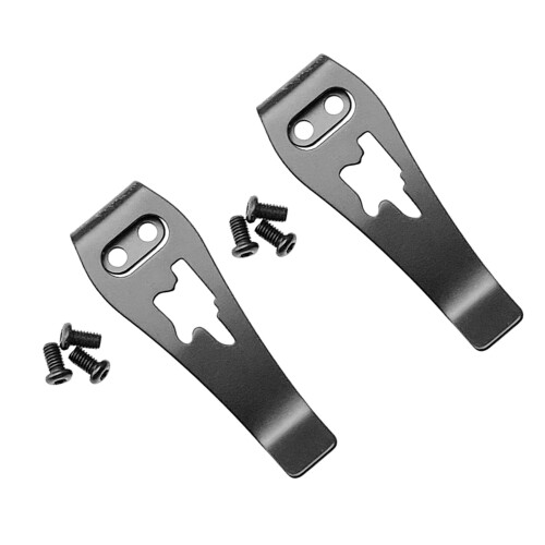 Heavy Duty Foldable Cutter Clip With 3 Screws For Secure Tool Attachment DIY Black