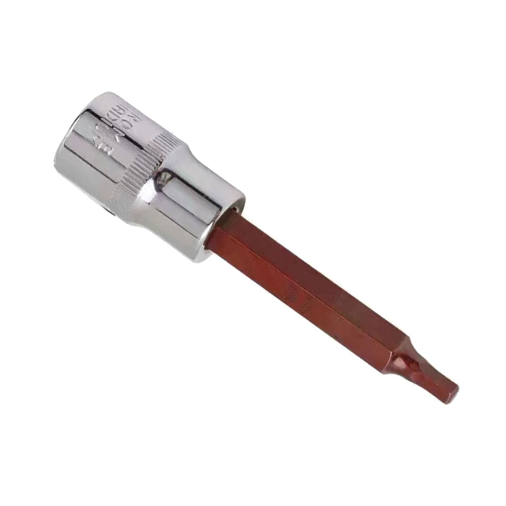 Alloy Socket Bit High Torque Resistance Polished Knurled Grip Socket Tool H 3 7754004768710