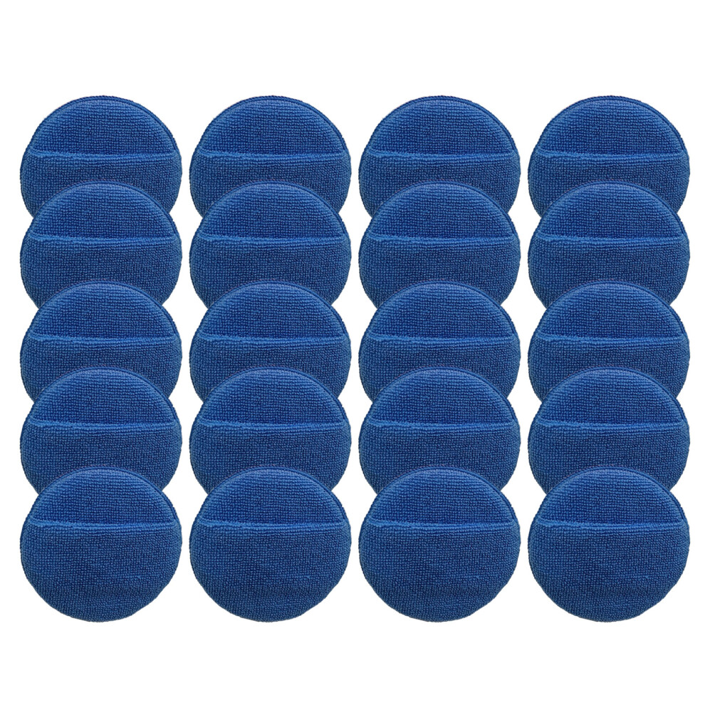 Oversized Wax Applicator Sponge With Superior Absorbency For Car Buffing Royal Blue 7754004676732