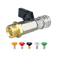 1/4 Inch Metal Hose Coupling For Car Wash Equipment Heavy Duty Valves Connection 2