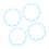20 Inch Auto Rims Guard Set Self Adhesive Installation 5% Scratch Risk Technolog Blue 1