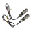 Mini Dynamic LED Turn Lights Weatherproof Construction Lamp Pair for Motorcycles Clear 1