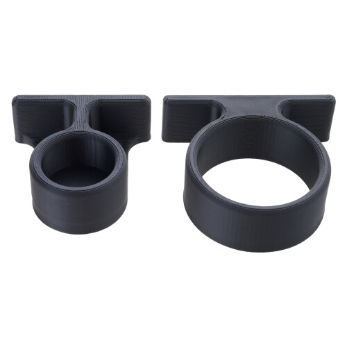 Car Seat Back Umbrella Rack Strong Plastic Construction For Long black single hole