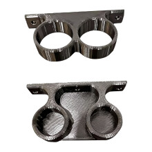 2Pcs Waterproof Umbrella Holder Wall Mounted Stand For Car SUVs Sedans Black double hole