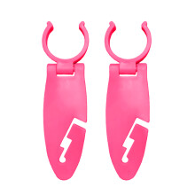 2pcs Plastic Holder for Various Kayak Stand Up Paddle Board Clips Fixing Clamps Rose red
