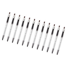 12Pcs Retractable Gel Pen 0.5mm Quick Drying Smooth Writing for Office School B
