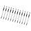 12Pcs Retractable Gel Pen 0.5mm Quick Drying Smooth Writing for Office School B 1
