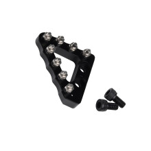 Strong Brake Pedal Plate For Road Bikes No Welding Required for Bike Black
