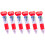 6Pcs Multicolored Pen 4 Color-in-1 Writing Pens for Color Coding Note Taking Red 1