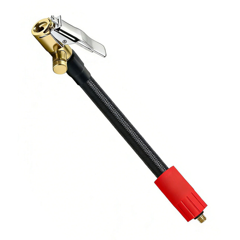 Tire Inflator Hose Extension Tube Bike Car Tyre Locking Air Chuck Adapter 20Cm 7754004705593