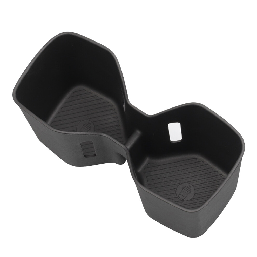 Rear Seat Armrest Storage Tray Organizer Tpe Cup Holder Interior Part For Car 7754004771345
