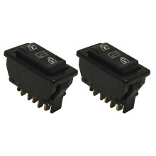 Robust Power Window Switches 5 Pin Car Power Window Switches 12V/24V 20A Universal 2 pack